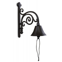Cloche Fonte Marron 24.5x11.3x28cm