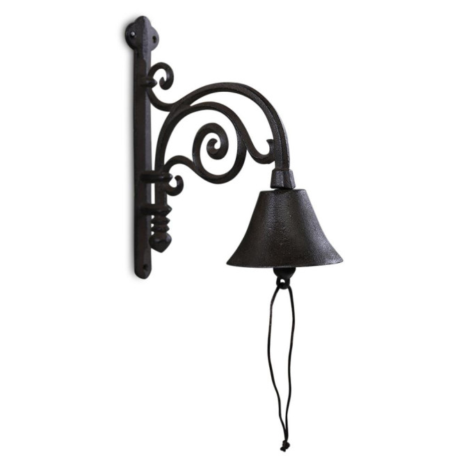Glocke Gusseisen Braun 24.5x11.3x28cm