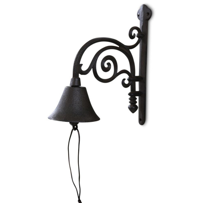 Cloche Fonte Marron 24.5x11.3x28cm