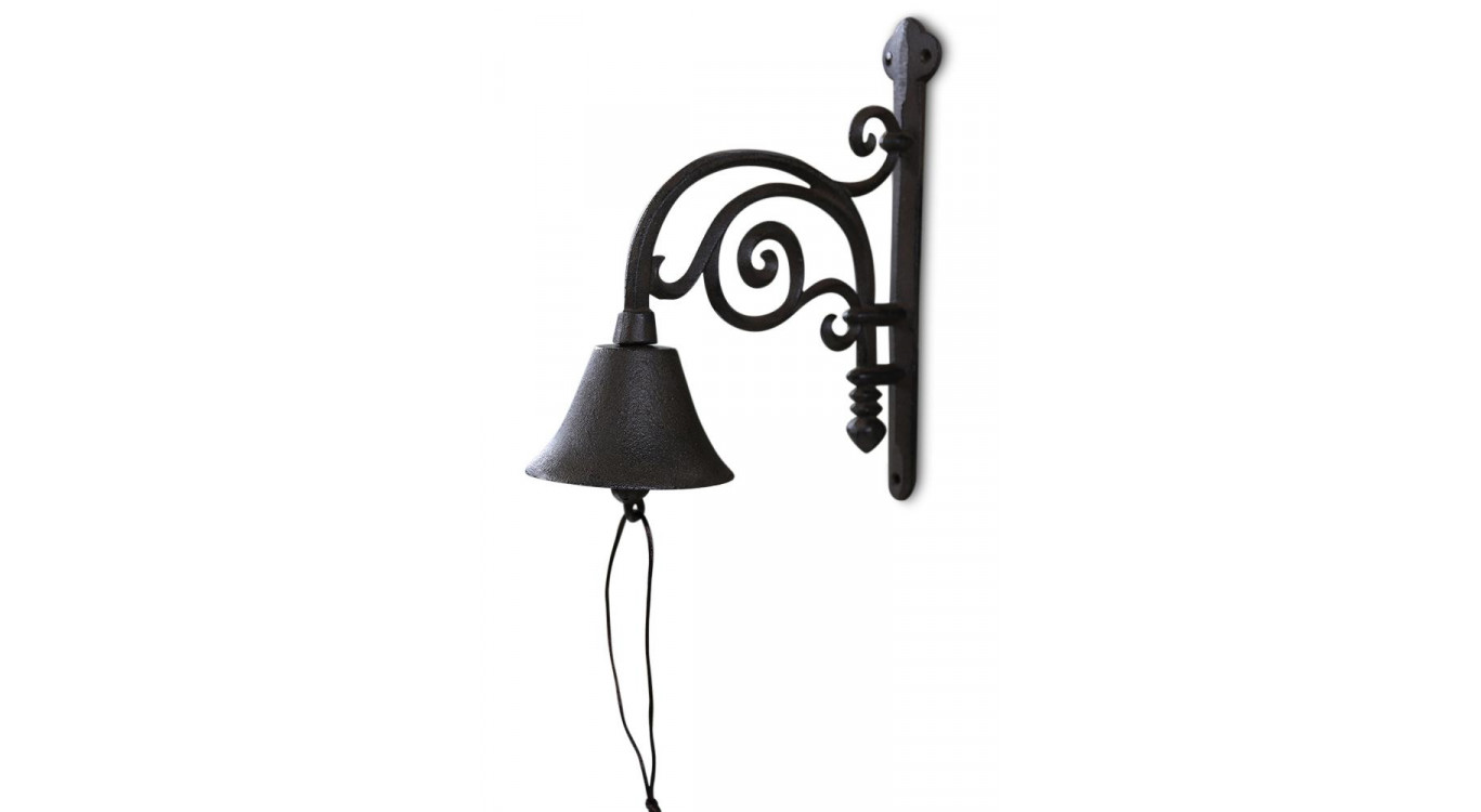 Cloche Fonte Marron 24.5x11.3x28cm