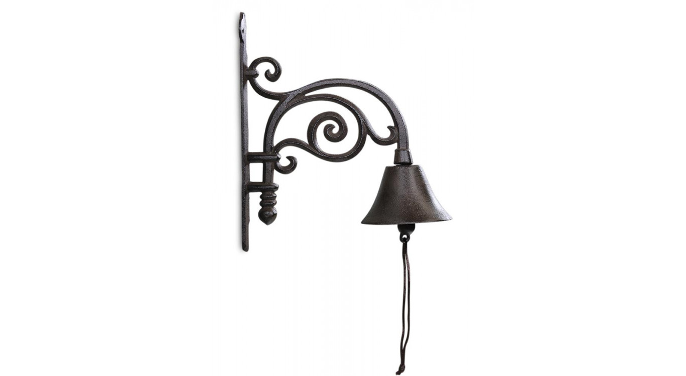 Glocke Gusseisen Braun 24.5x11.3x28cm