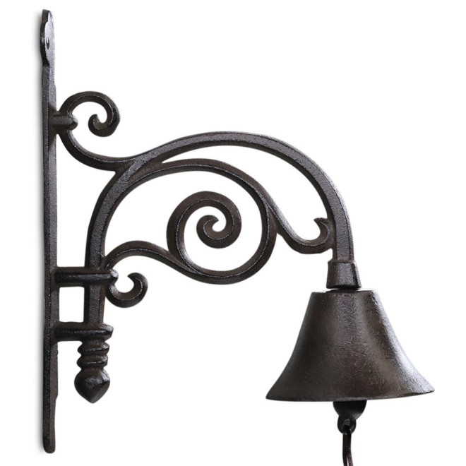 Cloche Fonte Marron 24.5x11.3x28cm