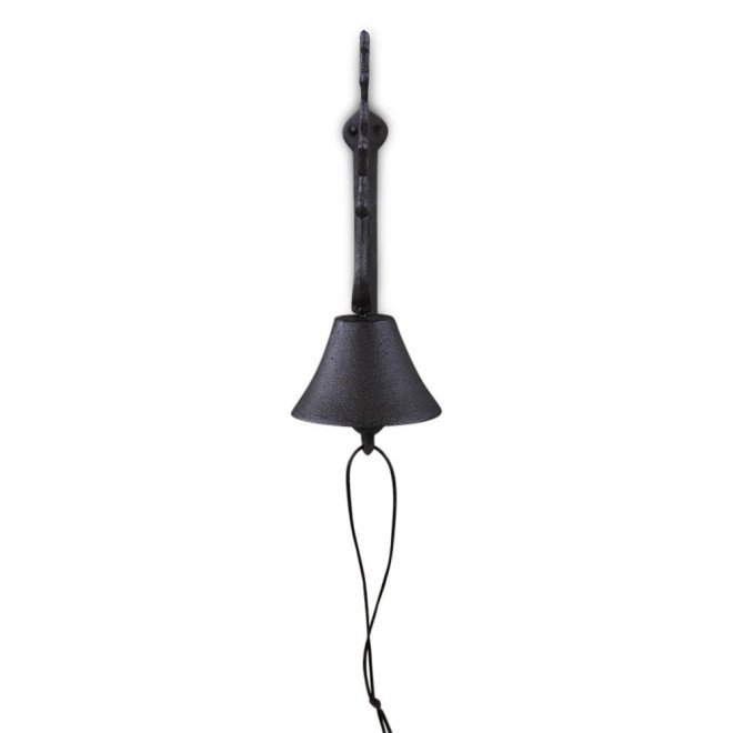 Glocke Pferd Gusseisen Braun 21.5x9.5x25cm