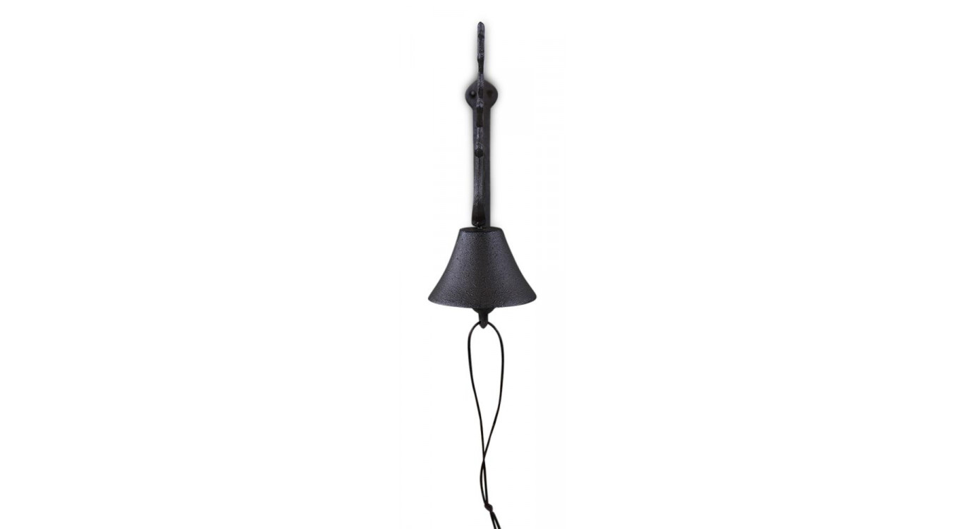 Glocke Pferd Gusseisen Braun 21.5x9.5x25cm