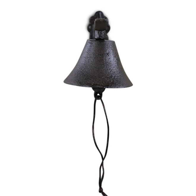 Cloche Fonte Marron 21x10x14.5cm