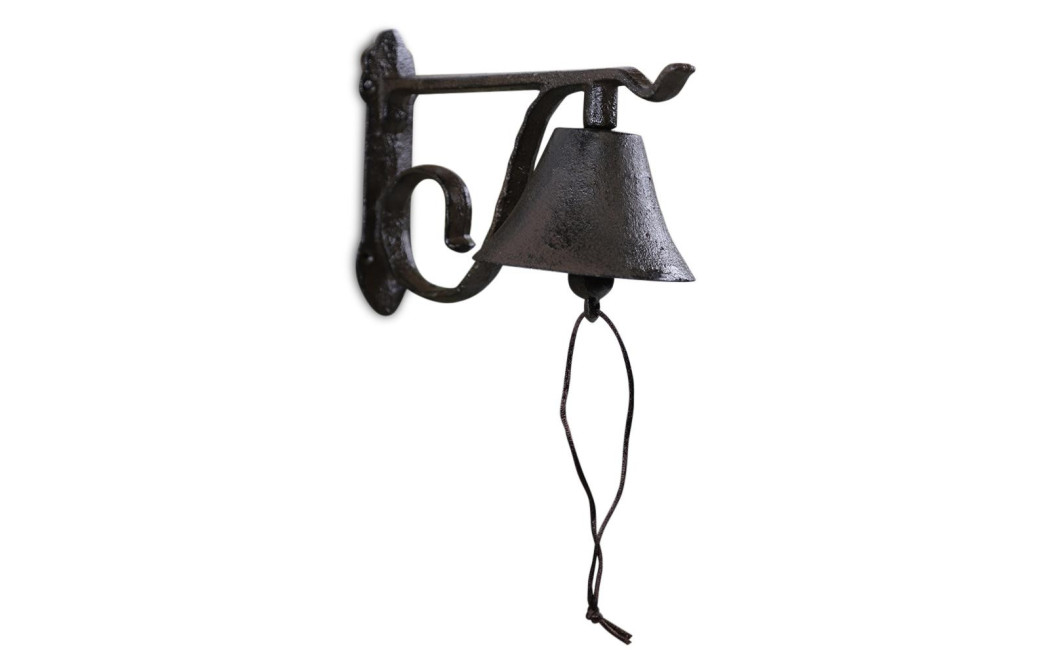 Cloche Fonte Marron 21x10x14.5cm