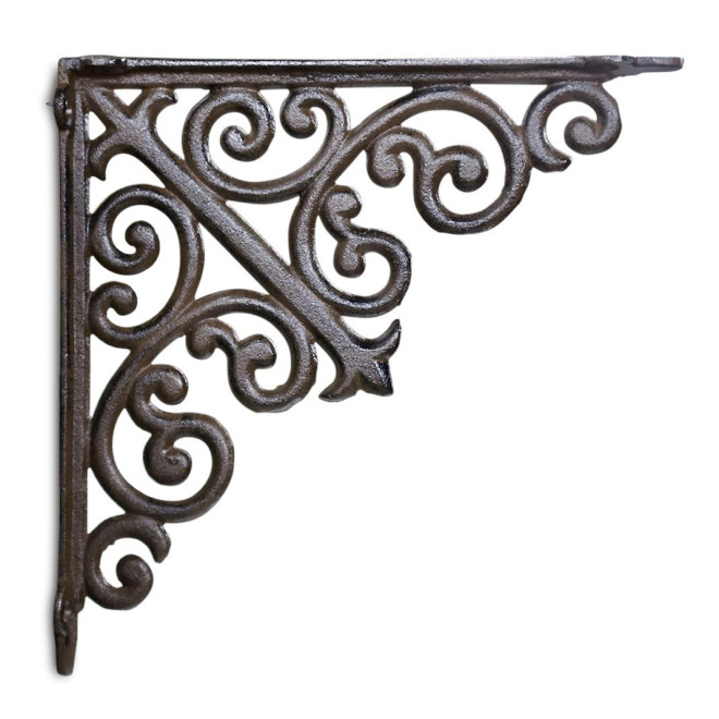 Crédence Fonte Marron 25.2x4x25.2cm