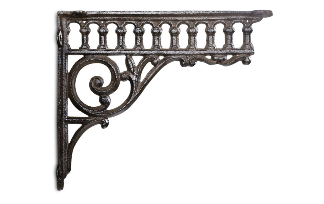 Crédence Fonte Marron 28x4x23.5cm