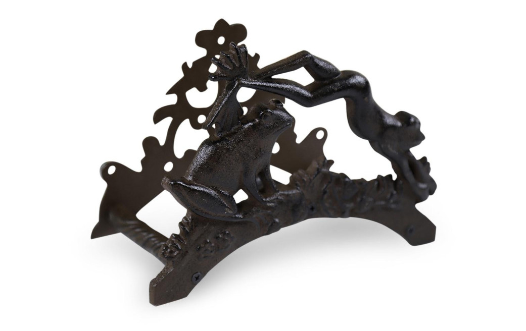 Schlauchhalter Bewässerung Gusseisen Braun 25x15x19.5cm