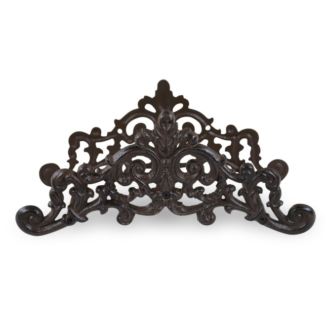 Support Tuyau Arrosage Fonte Marron 36x13.5x16cm