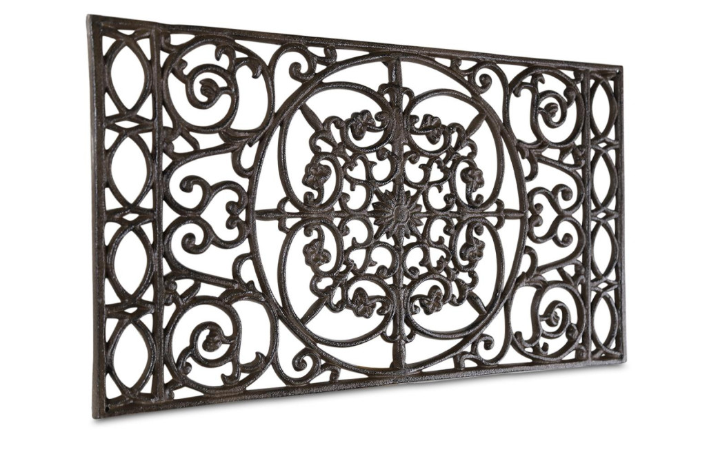 Tapis Paillasson Rectangulaire Fonte Marron 66.8x37.8x2cm