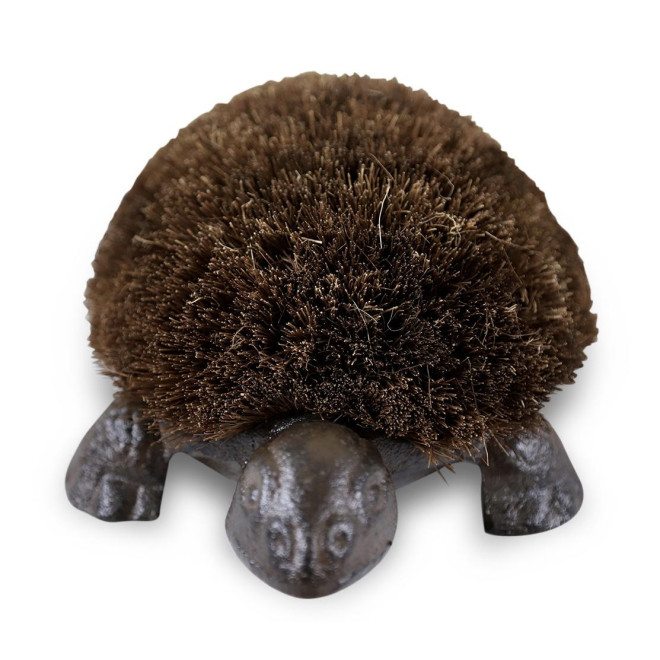Gratte-Pied Fonte Marron 28x18x11cm