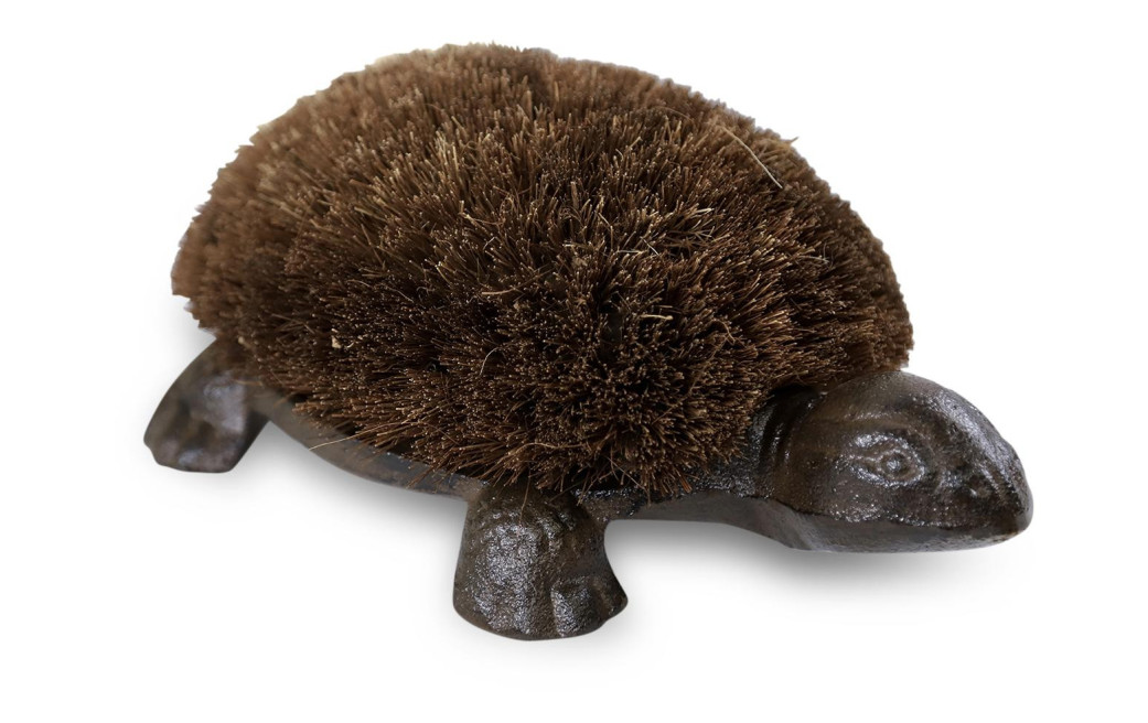 Gratte-Pied Fonte Marron 28x18x11cm