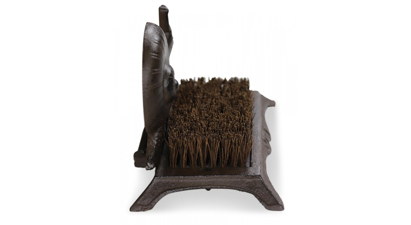 Gratte-Pied Fonte Marron 25x15.5x16.5cm