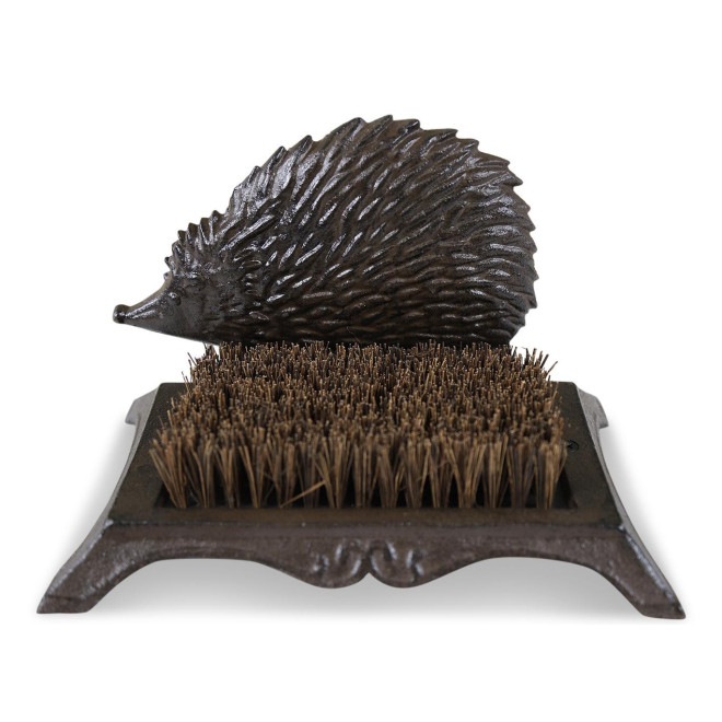 Gratte-Pied Fonte Marron 25x15.5x16.5cm