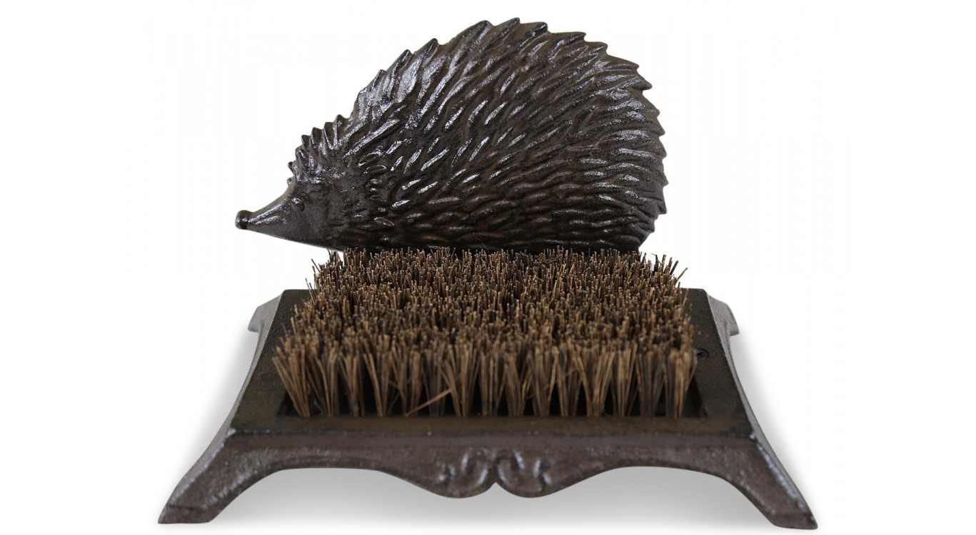 Gratte-Pied Fonte Marron 25x15.5x16.5cm
