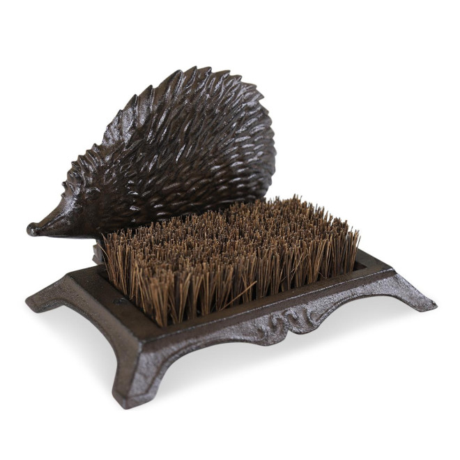Gratte-Pied Fonte Marron 25x15.5x16.5cm