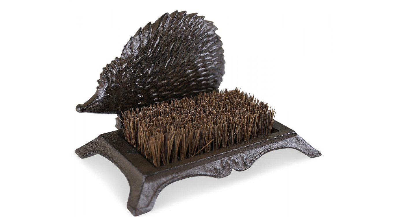 Gratte-Pied Fonte Marron 25x15.5x16.5cm