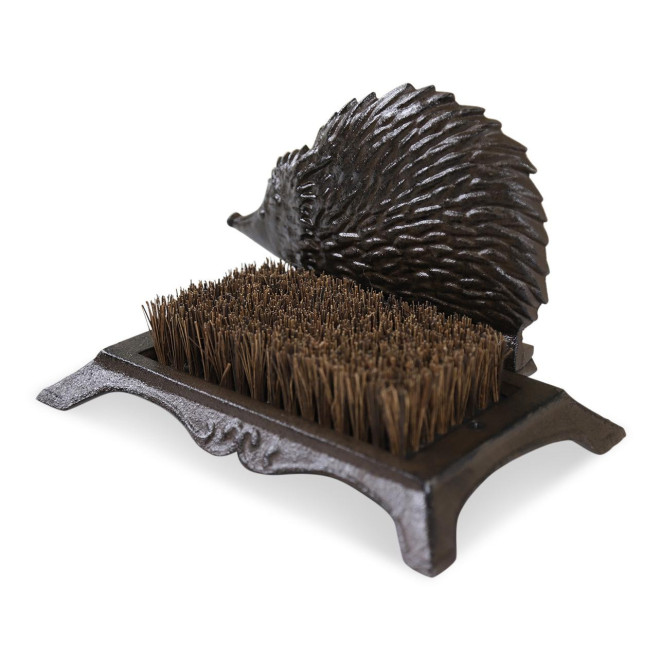 Gratte-Pied Fonte Marron 25x15.5x16.5cm
