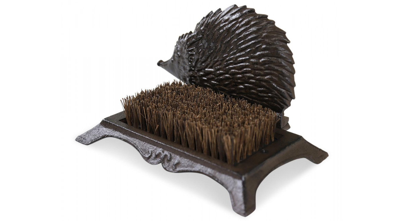 Gratte-Pied Fonte Marron 25x15.5x16.5cm