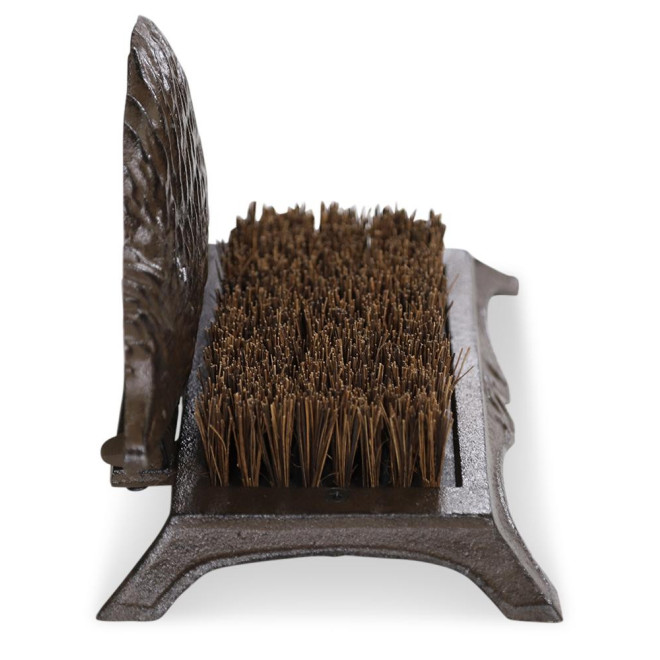 Gratte-Pied Fonte Marron 25x15.5x16.5cm