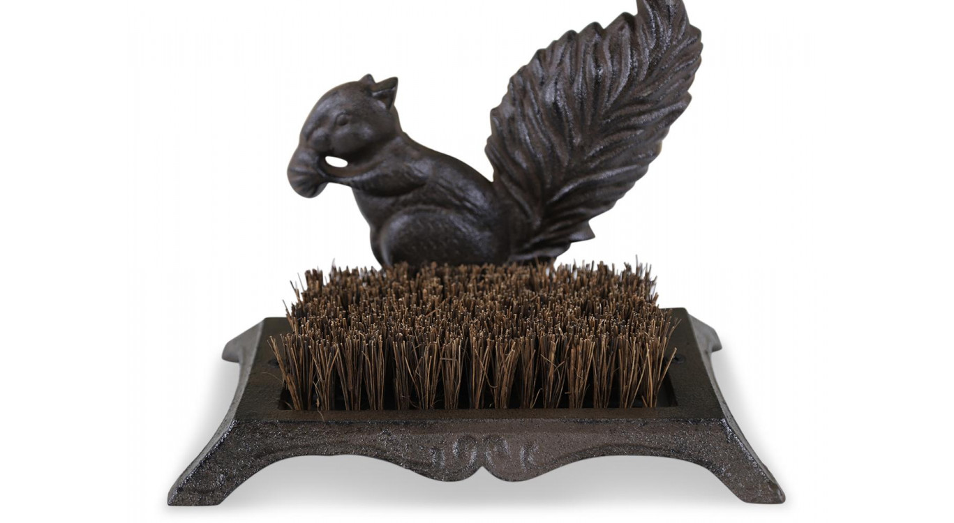Gratte-Pied Fonte Marron 25x16x19cm