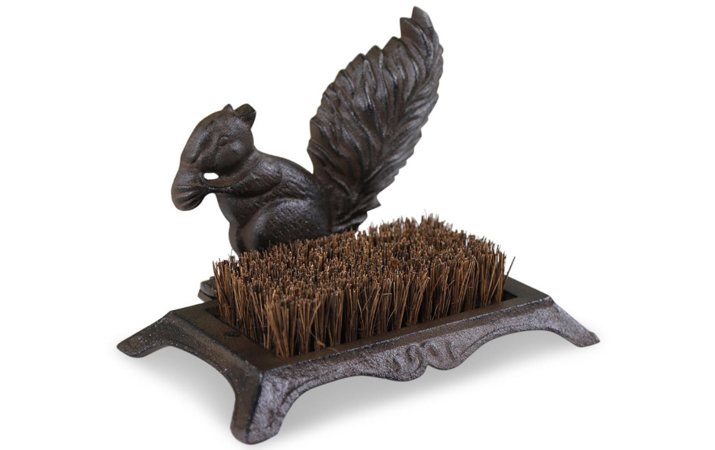 Gratte-Pied Fonte Marron 25x16x19cm