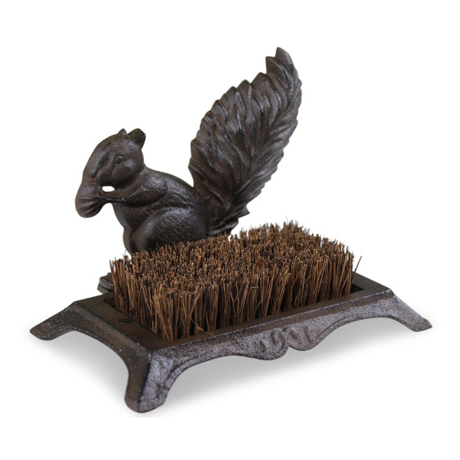 Gratte-Pied Fonte Marron 25x16x19cm