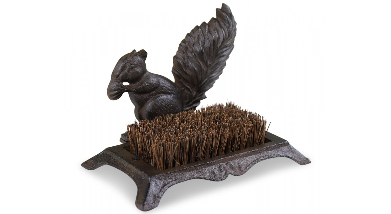 Gratte-Pied Fonte Marron 25x16x19cm