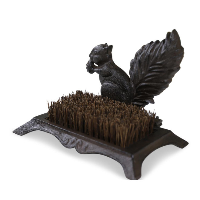 Gratte-Pied Fonte Marron 25x16x19cm