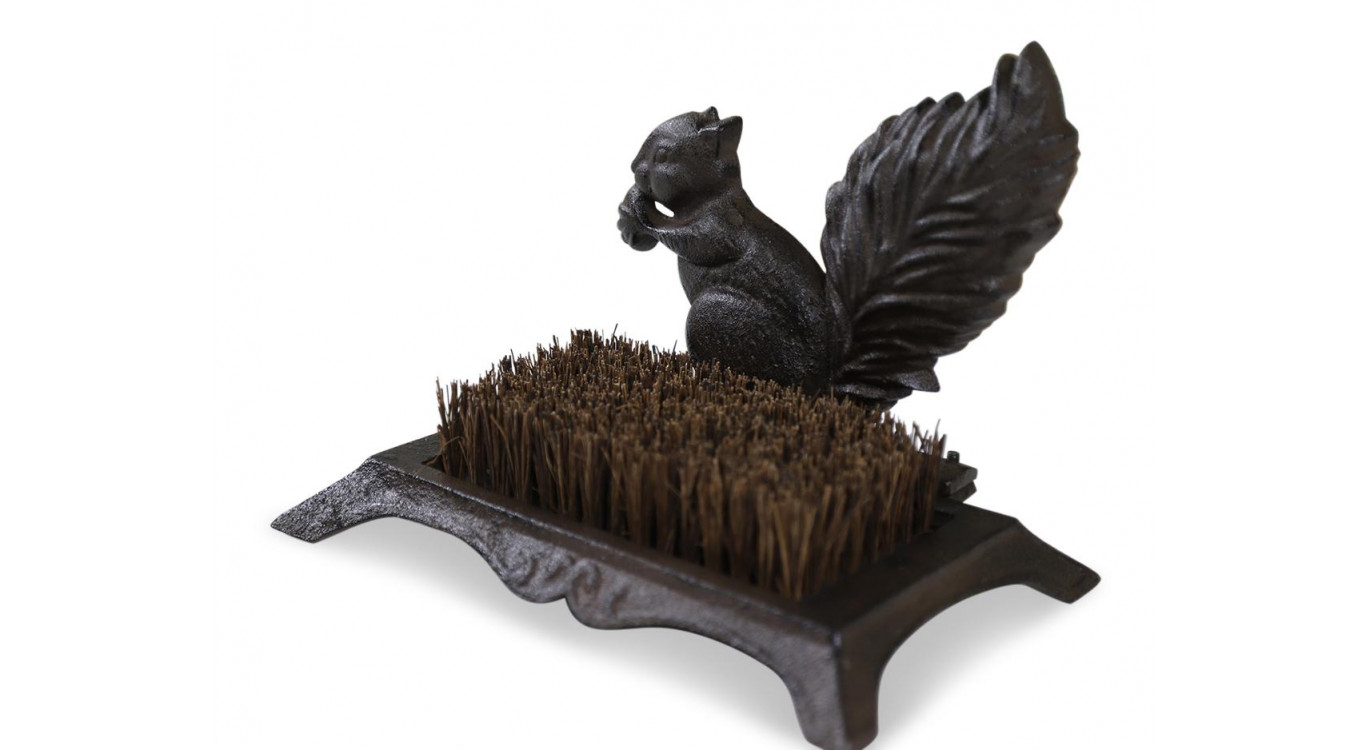 Gratte-Pied Fonte Marron 25x16x19cm