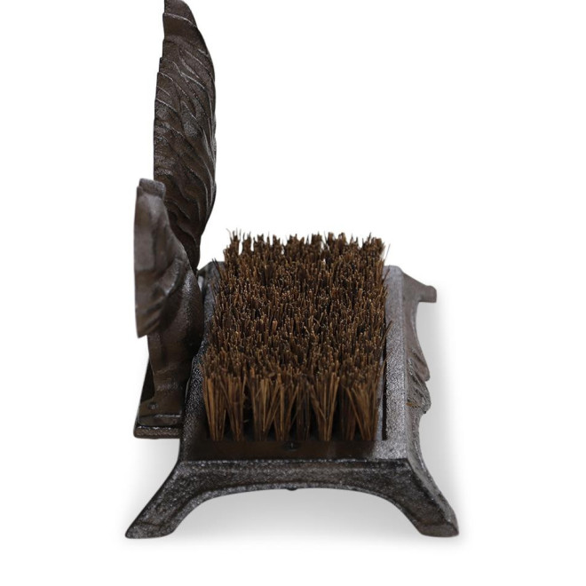 Gratte-Pied Fonte Marron 25x16x19cm
