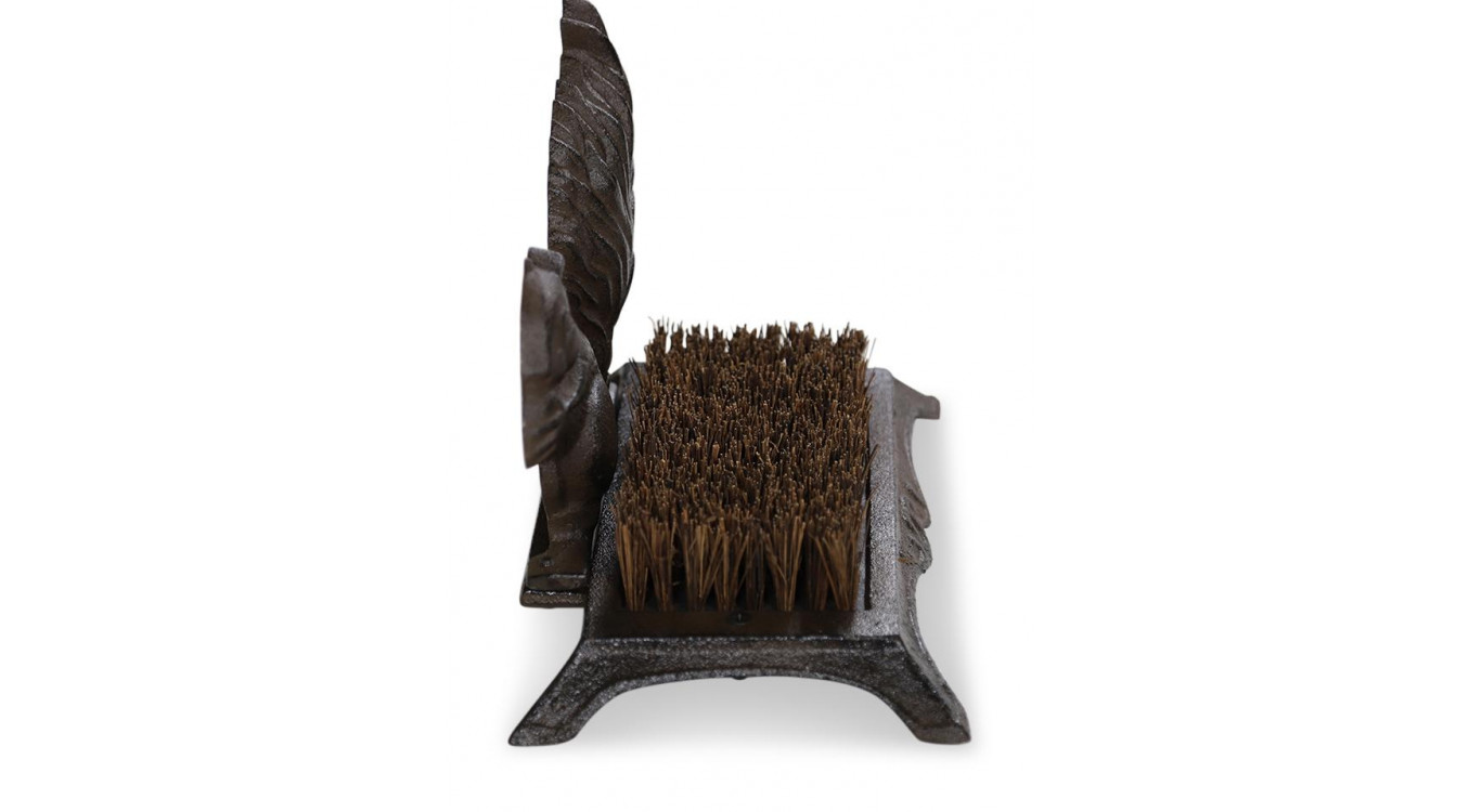 Gratte-Pied Fonte Marron 25x16x19cm