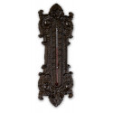Brown Cast Iron Thermometer 24.5x1x9.5cm