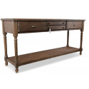 Console Drapier 4 Cassetti Legno 183x50x87cm