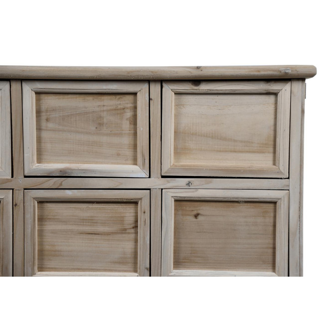 Kommode Grainetier 15 Schubladen Holz Nackt 137.5x40.5x76cm