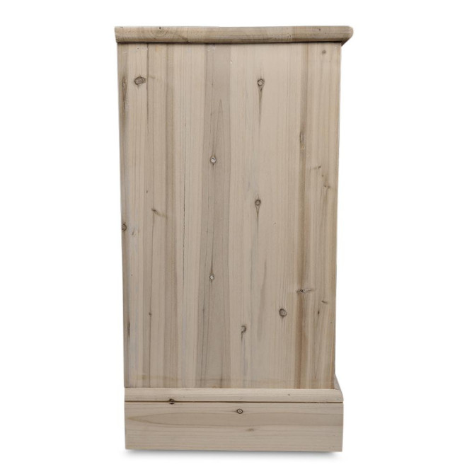 Kommode Grainetier 15 Schubladen Holz Nackt 137.5x40.5x76cm
