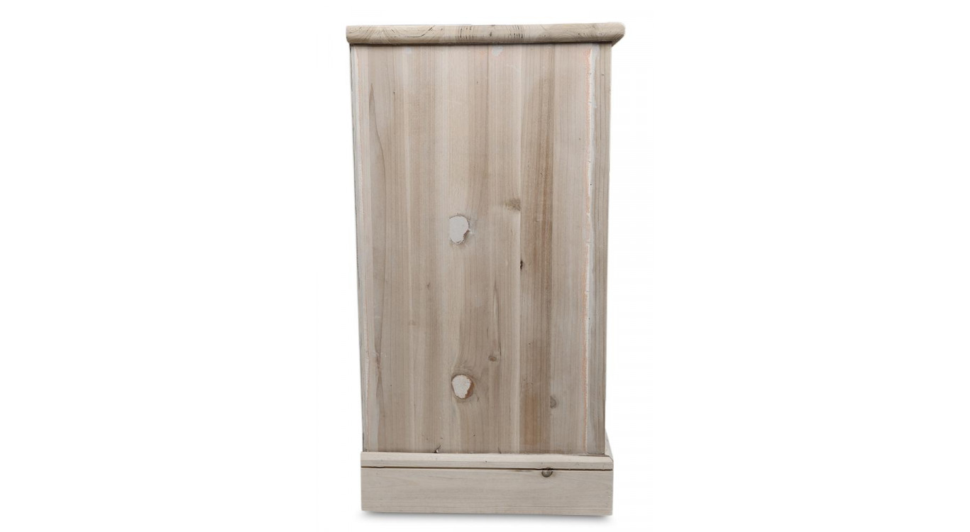 Truhe 21 Schubladen Holz Nackt 192x40.5x76cm