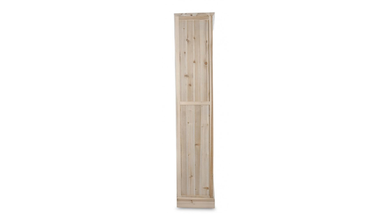 Geschirrschrank mit 6 Schubladen Nacktes Holz 78x34x168cm