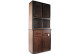 2 Drawer Chest Brown Wood 96.5x42x208cm