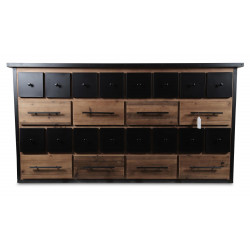 Bahut Bois Marron 180x42x95cm