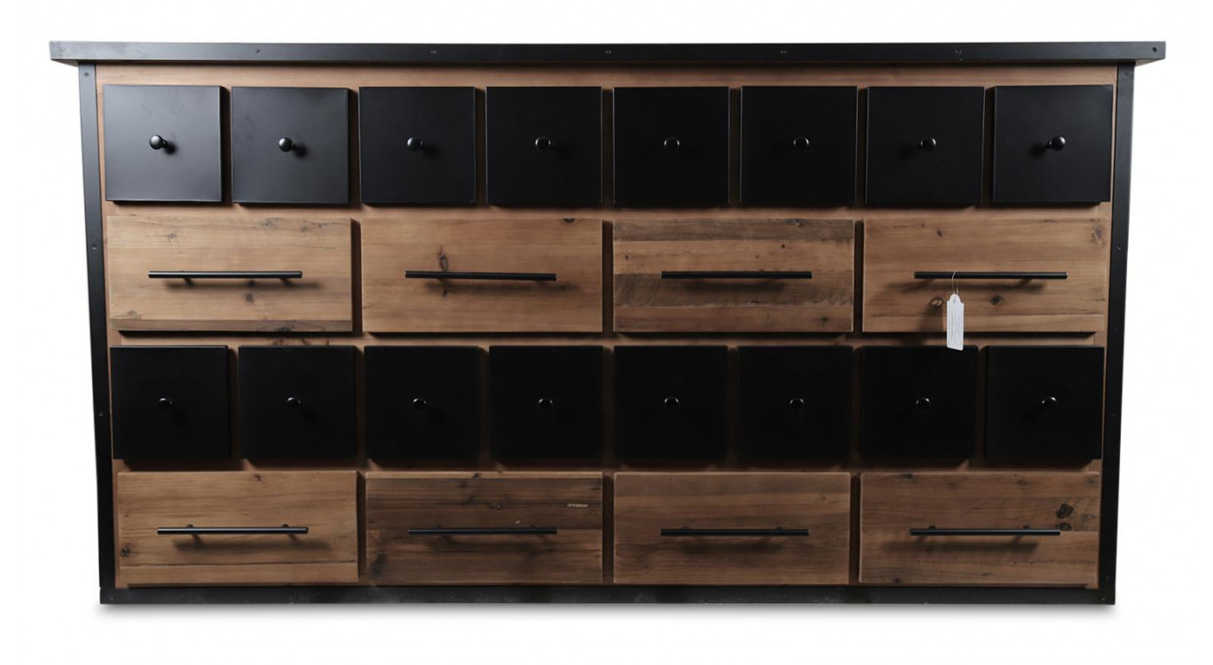 Truhe Holz Braun 180x42x95cm