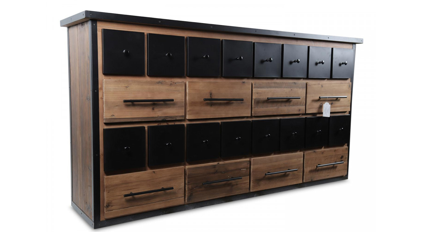 Truhe Holz Braun 180x42x95cm