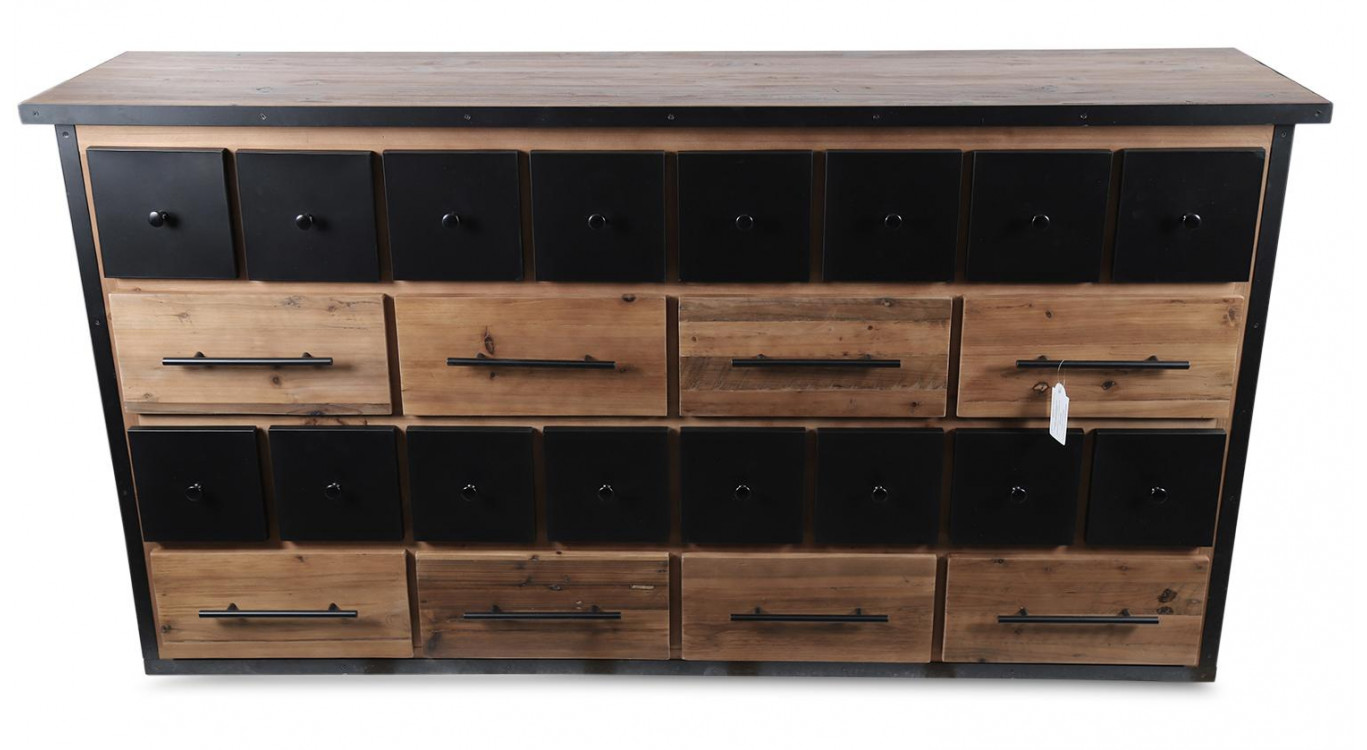 Truhe Holz Braun 180x42x95cm