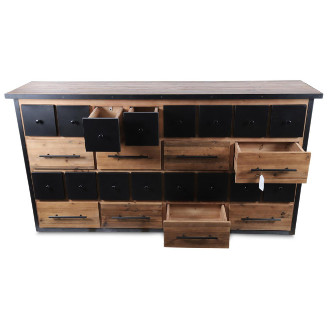 Truhe Holz Braun 180x42x95cm