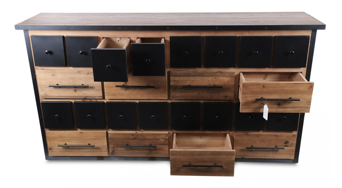 Truhe Holz Braun 180x42x95cm