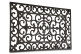 Brown Cast Iron Rectangular Doormat 56x35x2cm