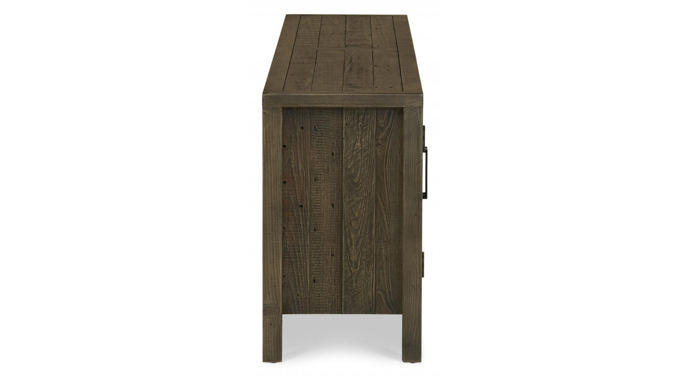 Truhe Holz Braun 220 x 40 x 68cm
