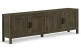 Truhe Holz Braun 220 x 40 x 68cm