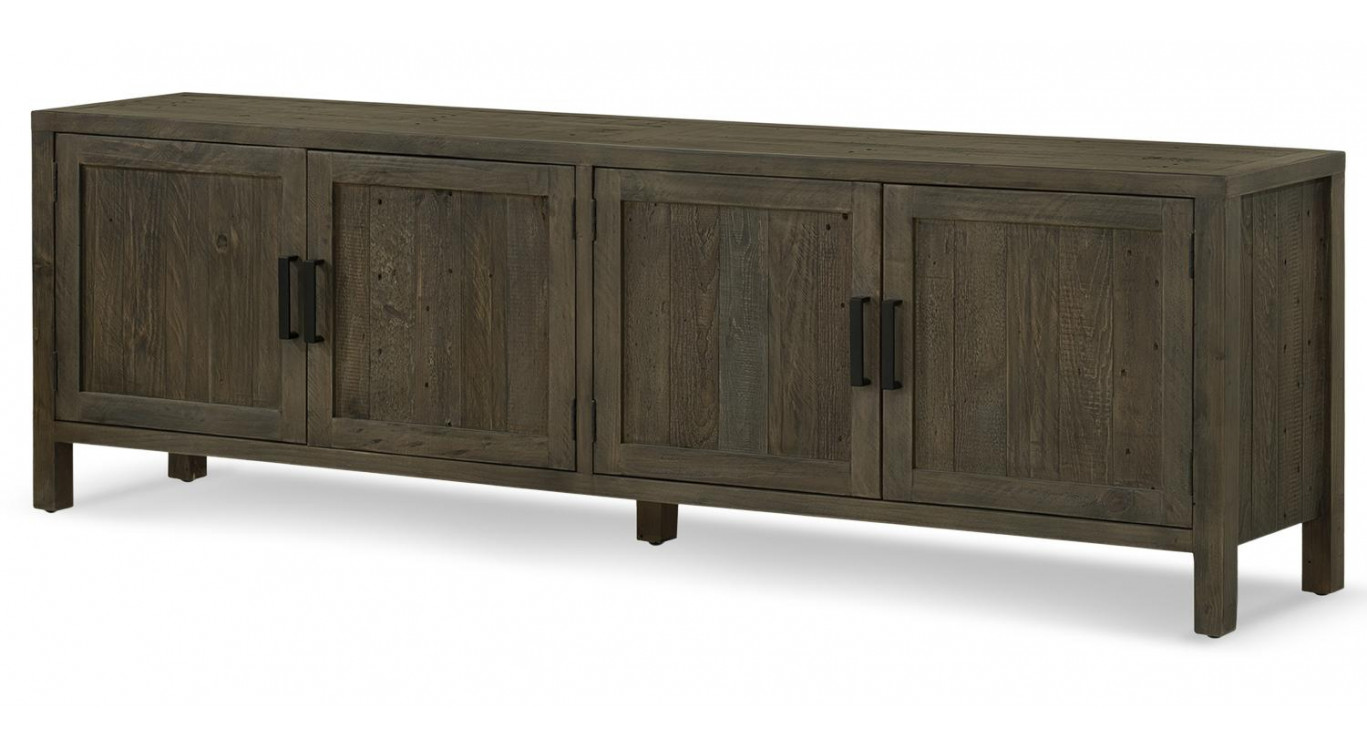 Truhe Holz Braun 220 x 40 x 68cm